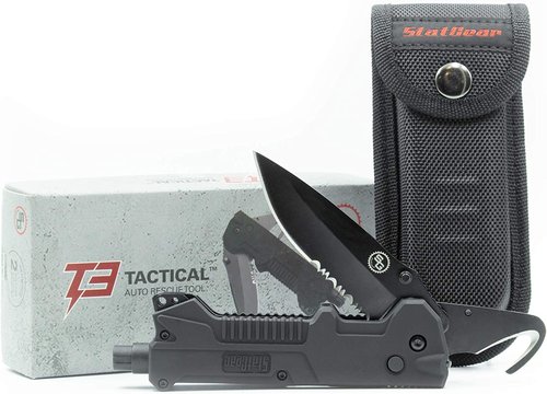 StatGear T3 Notfallmesser Multi-Tool Tactical Auto Rescue Tool