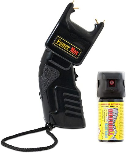 ESP Power Max 500 Elektroschocker mit PTB-Zulassung Set mit 40 ml Jet Pfefferspray