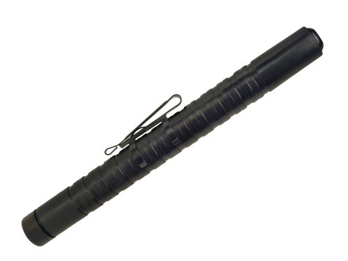 ESP ExB-18HS Kompakter Schlagstock 18" gehärtet mit Gürtelclip  (Reibungsverschluß) Schwarz