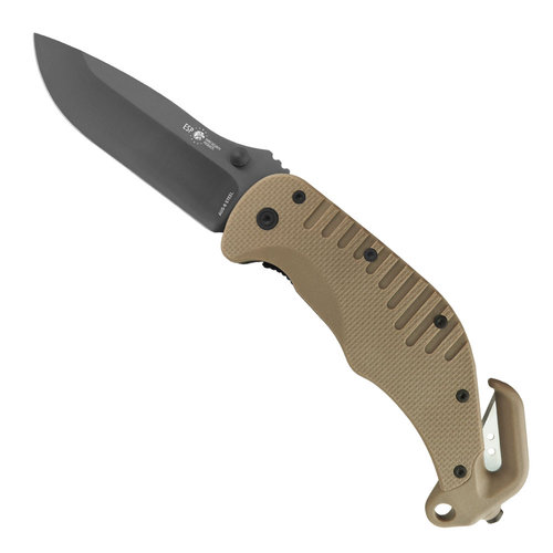 ESP Rettungsmesser Gerade Klinge Khaki
