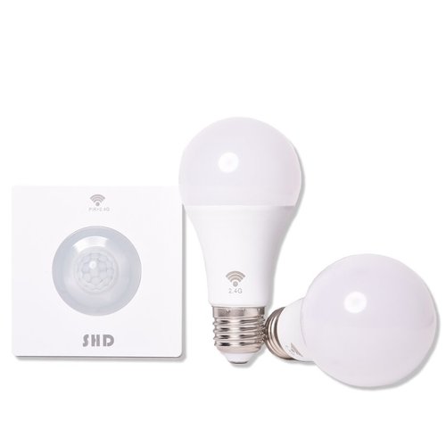 LED Leuchtmittel 2er Pack mit kabellosem Sensor